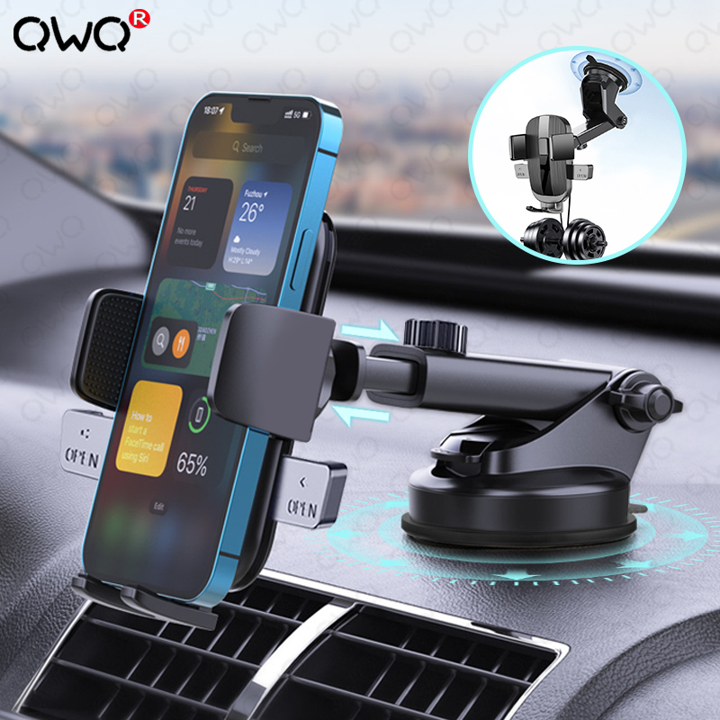 Tech Accessories Iphone - Sucker Adjustable Car Phone Holder For