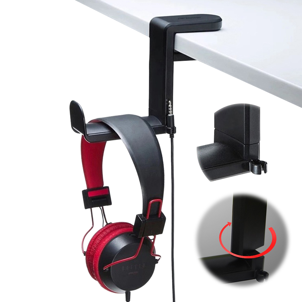 Headphone Stand Desk with 360  - đánh giá và giá Desk Cable Clip