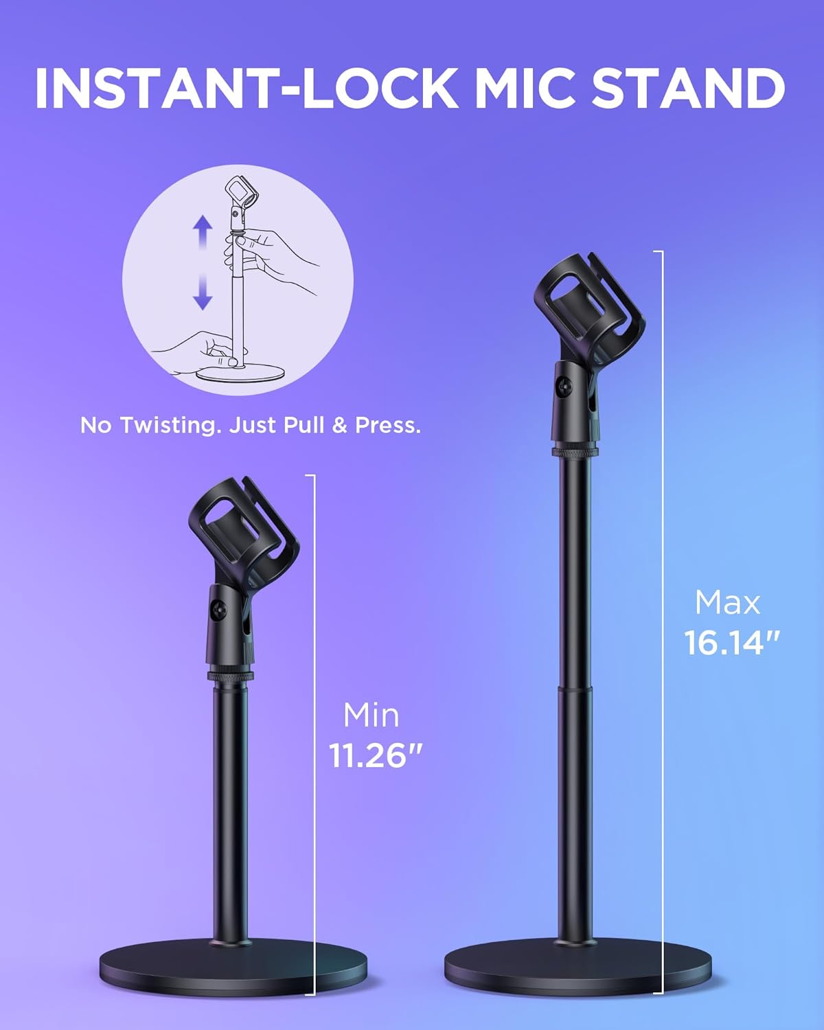 InnoGear Desktop Microphone St - đánh giá và giá Desk Cable Clip