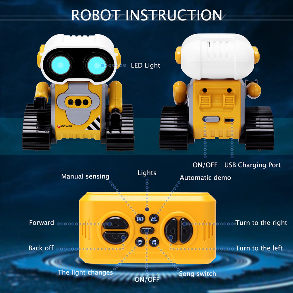 Remote Control Robot with LED  - đánh giá và giá Tech Accessories & Gadgets
