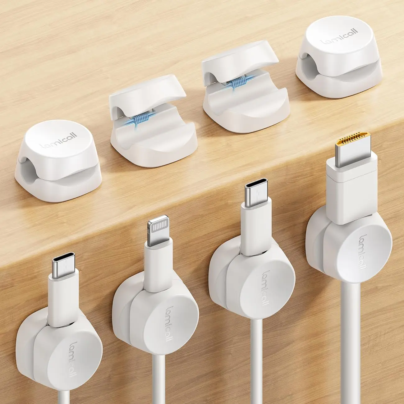 Cable Clips for Desk & Nightst - đánh giá và giá Desk Cable Clip