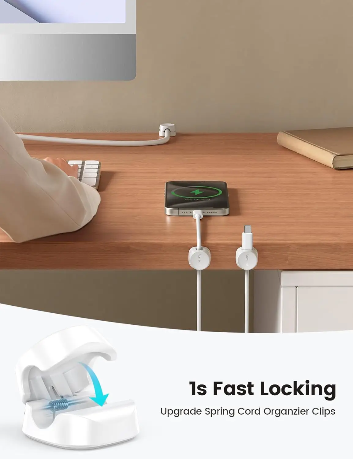 Cable Clips for Desk & Nightst - đánh giá và giá Desk Cable Clip