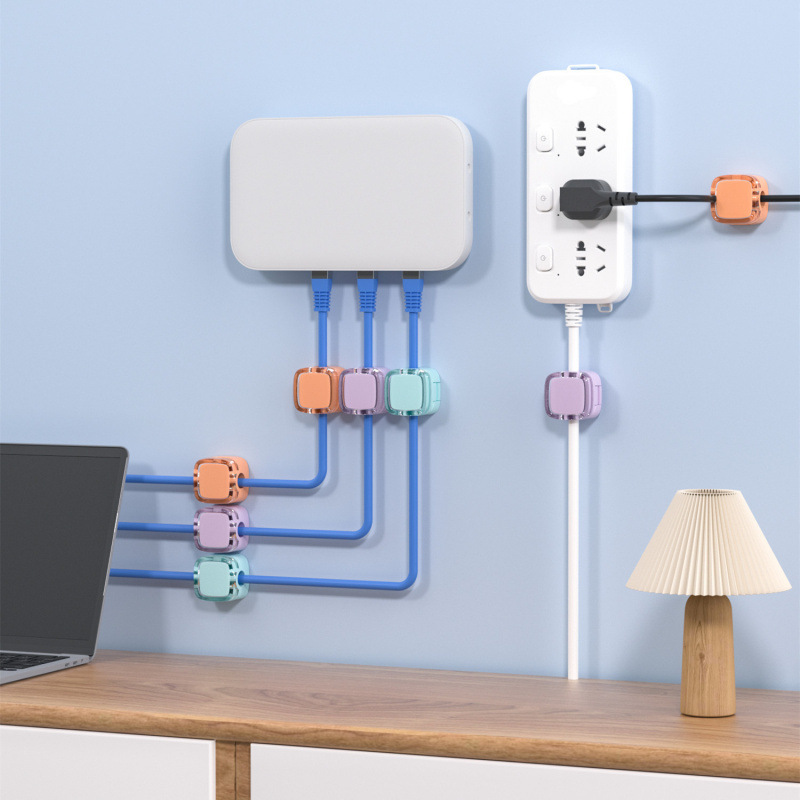 3-Pack Colorful Magnetic Cable - đánh giá và giá Desk Cable Clip