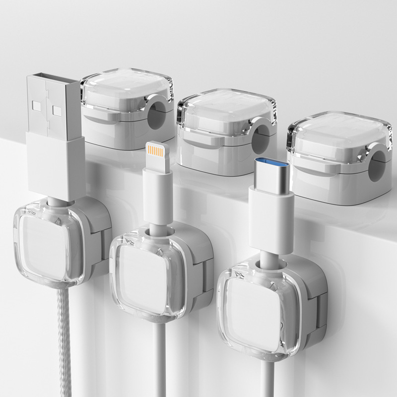3-Pack Colorful Magnetic Cable - đánh giá và giá Desk Cable Clip