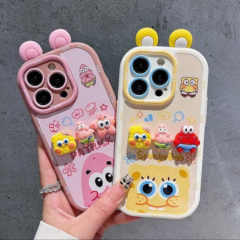 SpongeBo Cream Phone Case for  - đánh giá và giá Tech Accessories Iphone