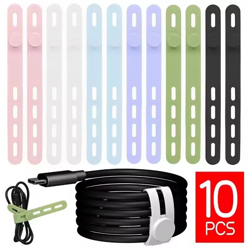 Desk Cable Organizer Reusable  - đánh giá và giá Desk Cable Clip
