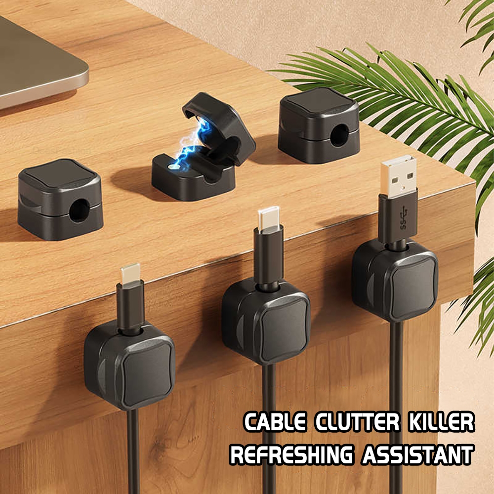 1/6/12pcs Magnetic Cable Clip  - đánh giá và giá Desk Cable Clip