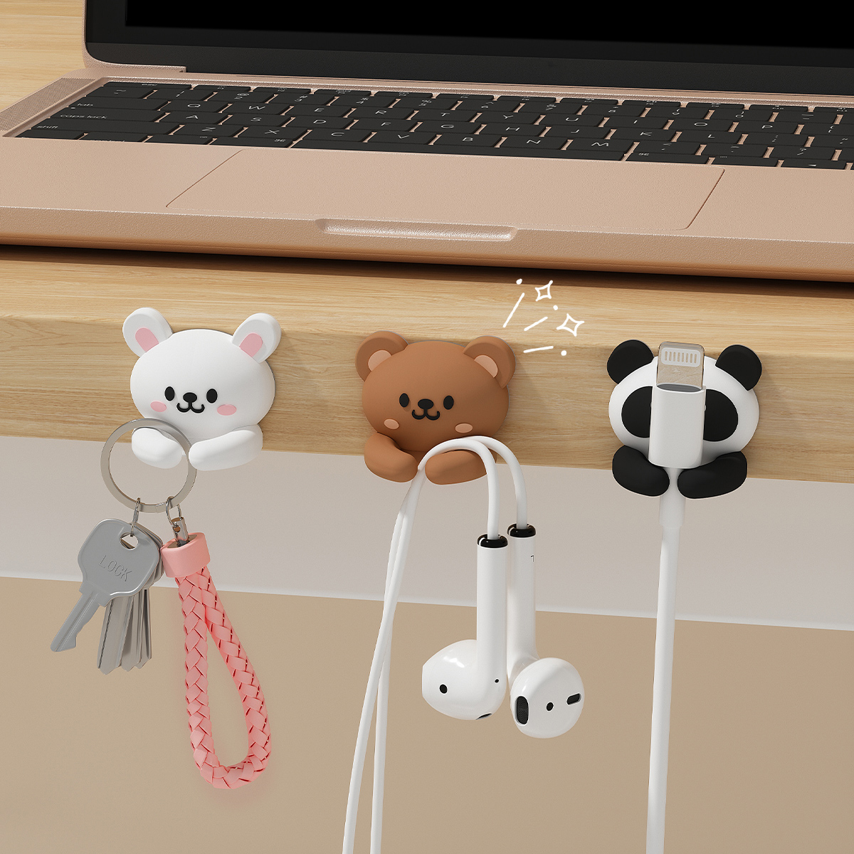 2/3pcs Cute Cartoon Desktop Ca - đánh giá và giá Desk Cable Clip
