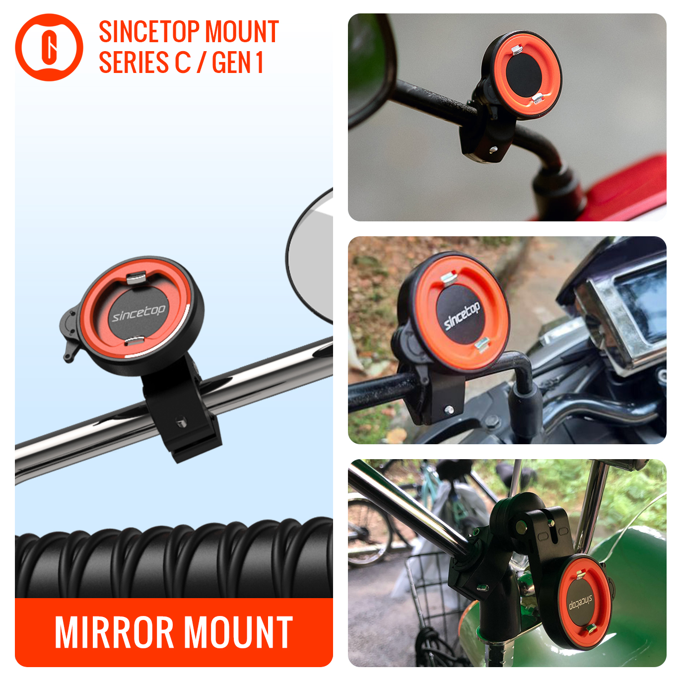 Electric Motorcycles Rearview  - đánh giá và giá Mobile Tech Accessories