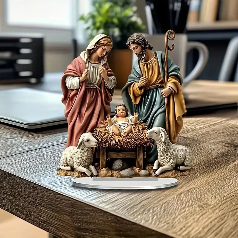 2025 New Nativity Jesus Birth  - đánh giá và giá Tech Accessories For Office Desk