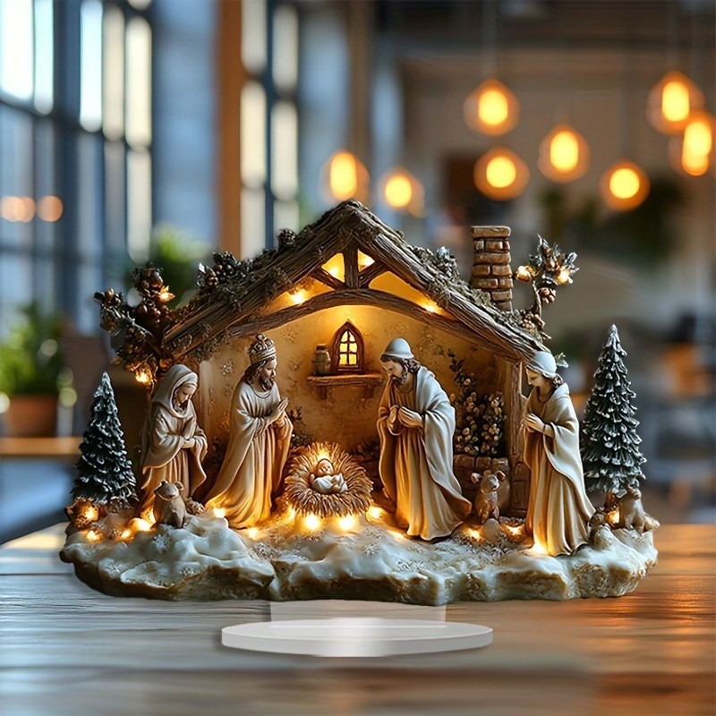 2025 New Nativity Jesus Birth  - đánh giá và giá Tech Accessories For Office Desk