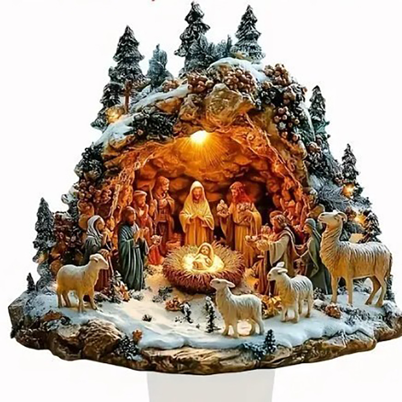 2025 New Nativity Jesus Birth  - đánh giá và giá Tech Accessories For Office Desk