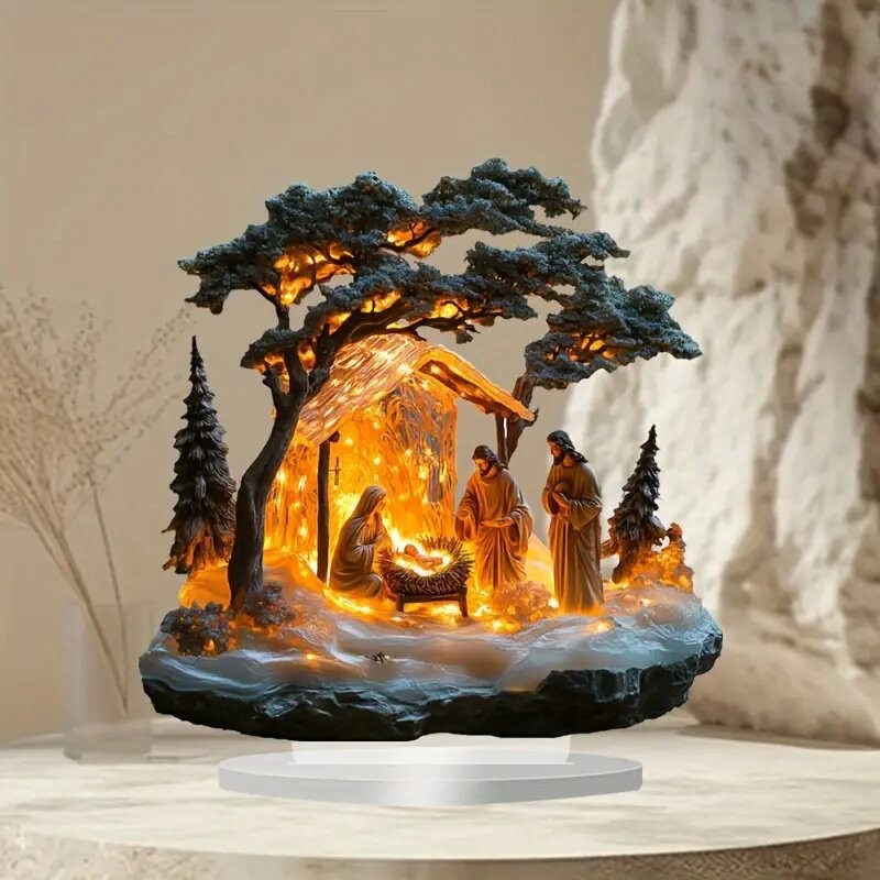 2025 New Nativity Jesus Birth  - đánh giá và giá Tech Accessories For Office Desk