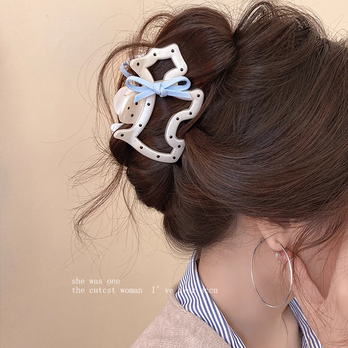 1pc bowknot polka dot dog claw - đánh giá và giá Hi Tech Accessories