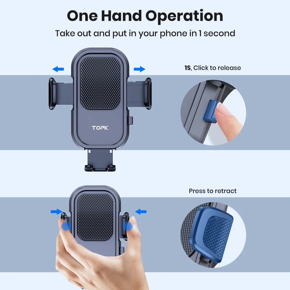 TOPK Car Phone Holder Mount fo - đánh giá và giá Mobile Tech Accessories