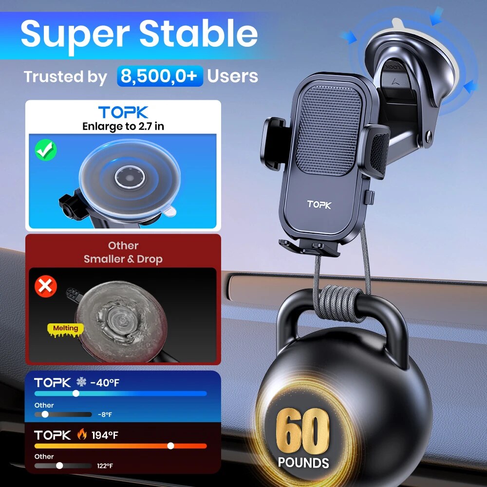 TOPK Car Phone Holder Mount fo - đánh giá và giá Mobile Tech Accessories