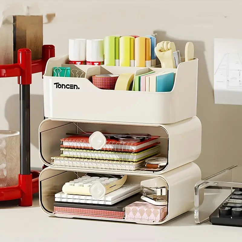3 Layers Desk Organizer With D - đánh giá và giá Tech Accessories For Office Desk