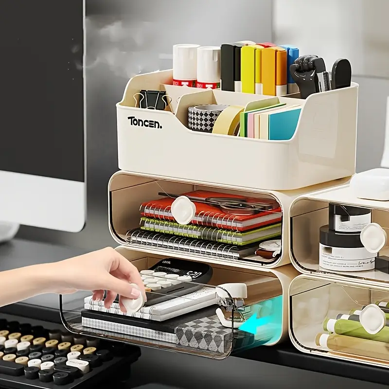 3 Layers Desk Organizer With D - đánh giá và giá Tech Accessories For Office Desk